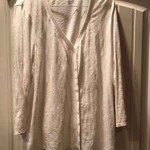 White Crown &Ivy Cardigan